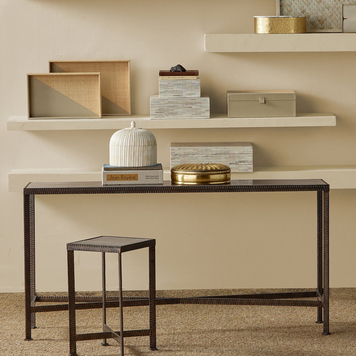 Currey & Co Ampleur Side Table