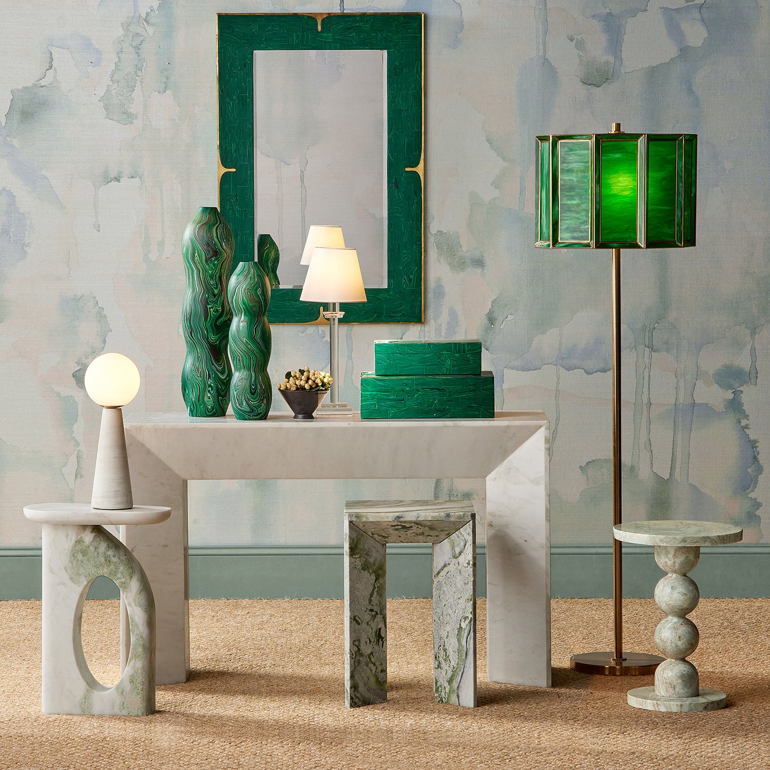 Currey & Co Fireside Console Table