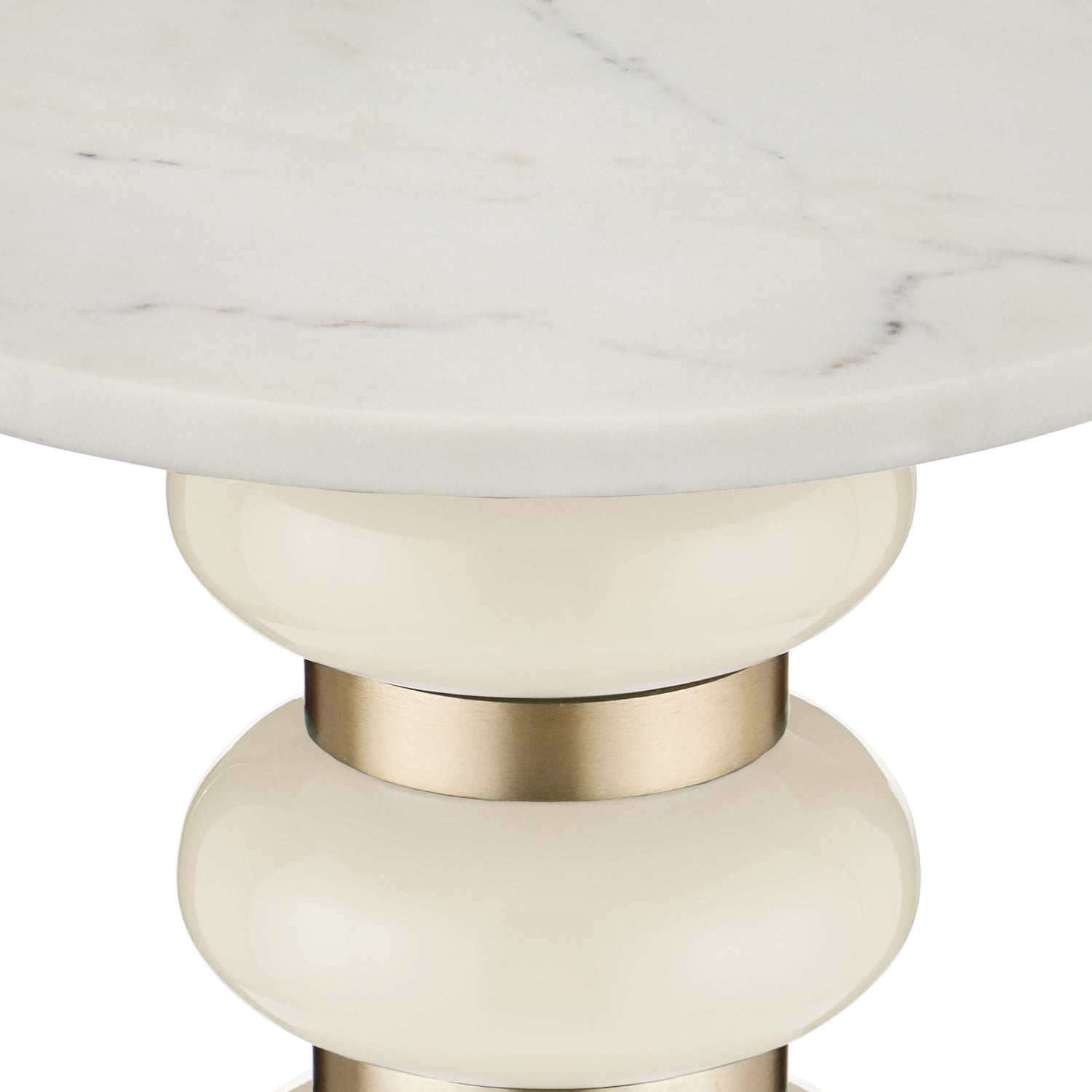 Currey & Co Lambent Peach Drinks Table