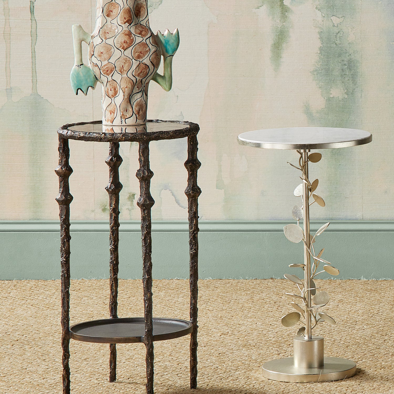 Currey & Co Spalzato Accent Table