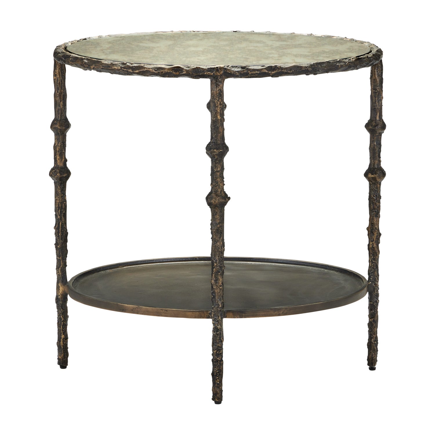 Currey & Co Spalzato Side Table
