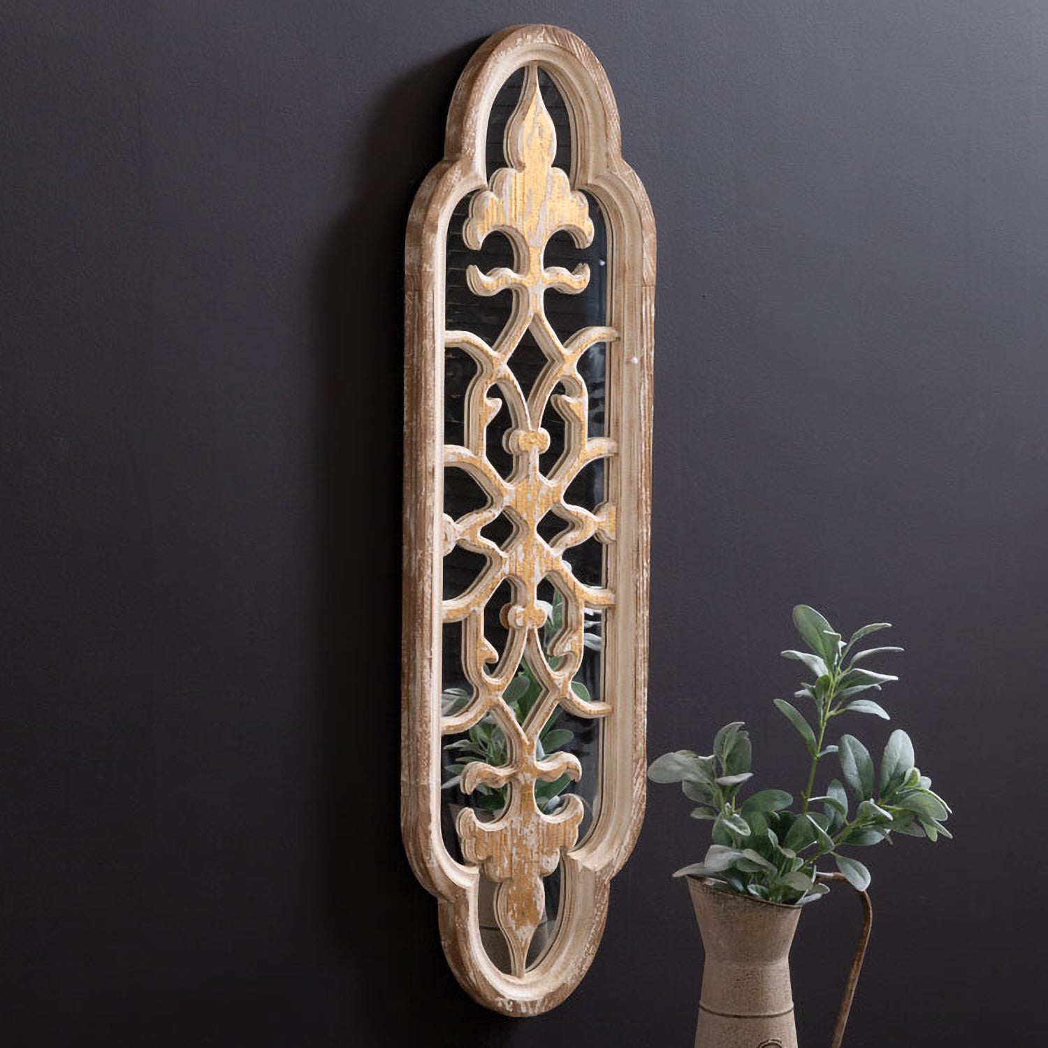 Versailles Distressed Accent Mirror