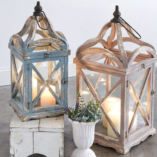 Loire Valley Candle Lantern Set of 2