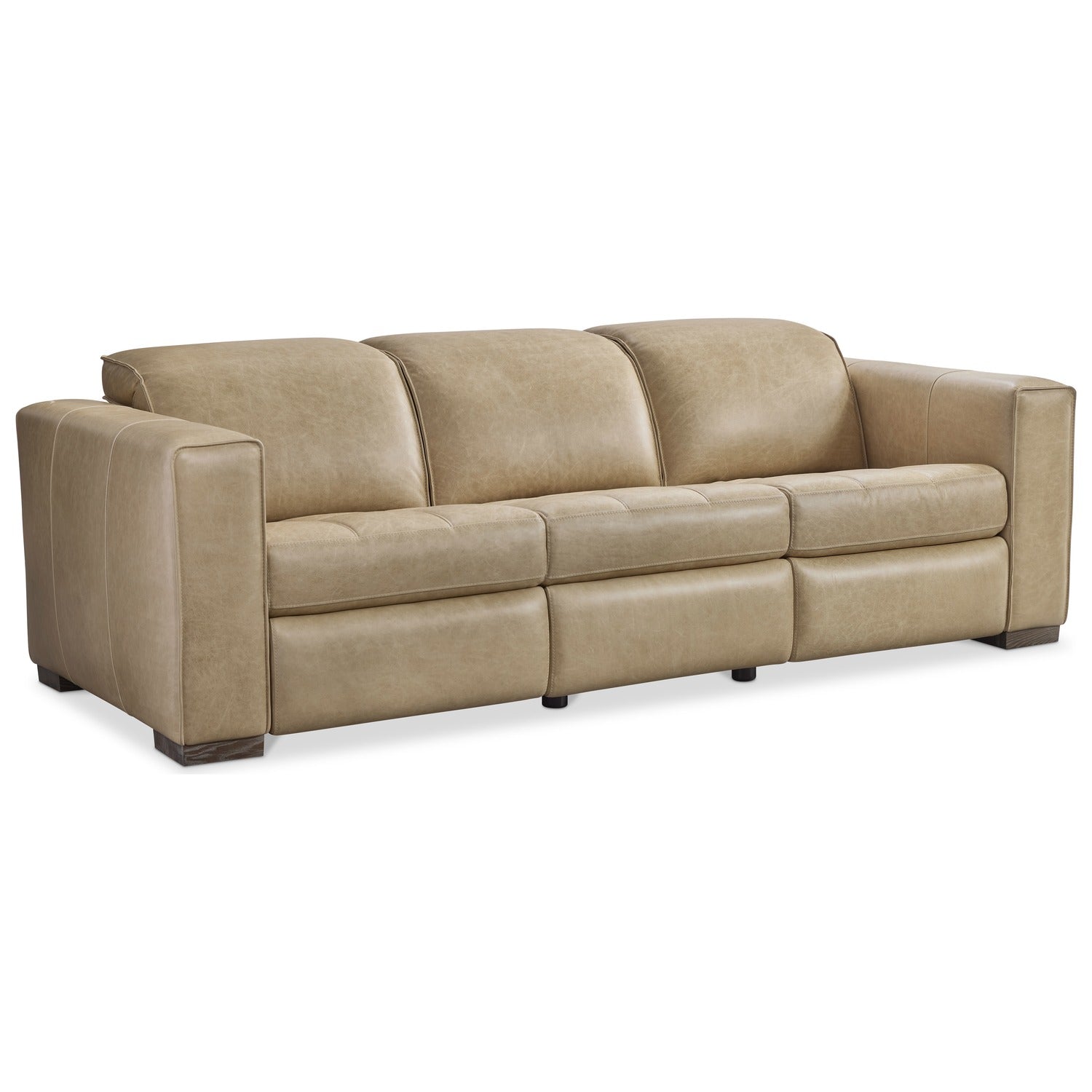 Bernhardt Motion Nest Leather Power Motion Sofa