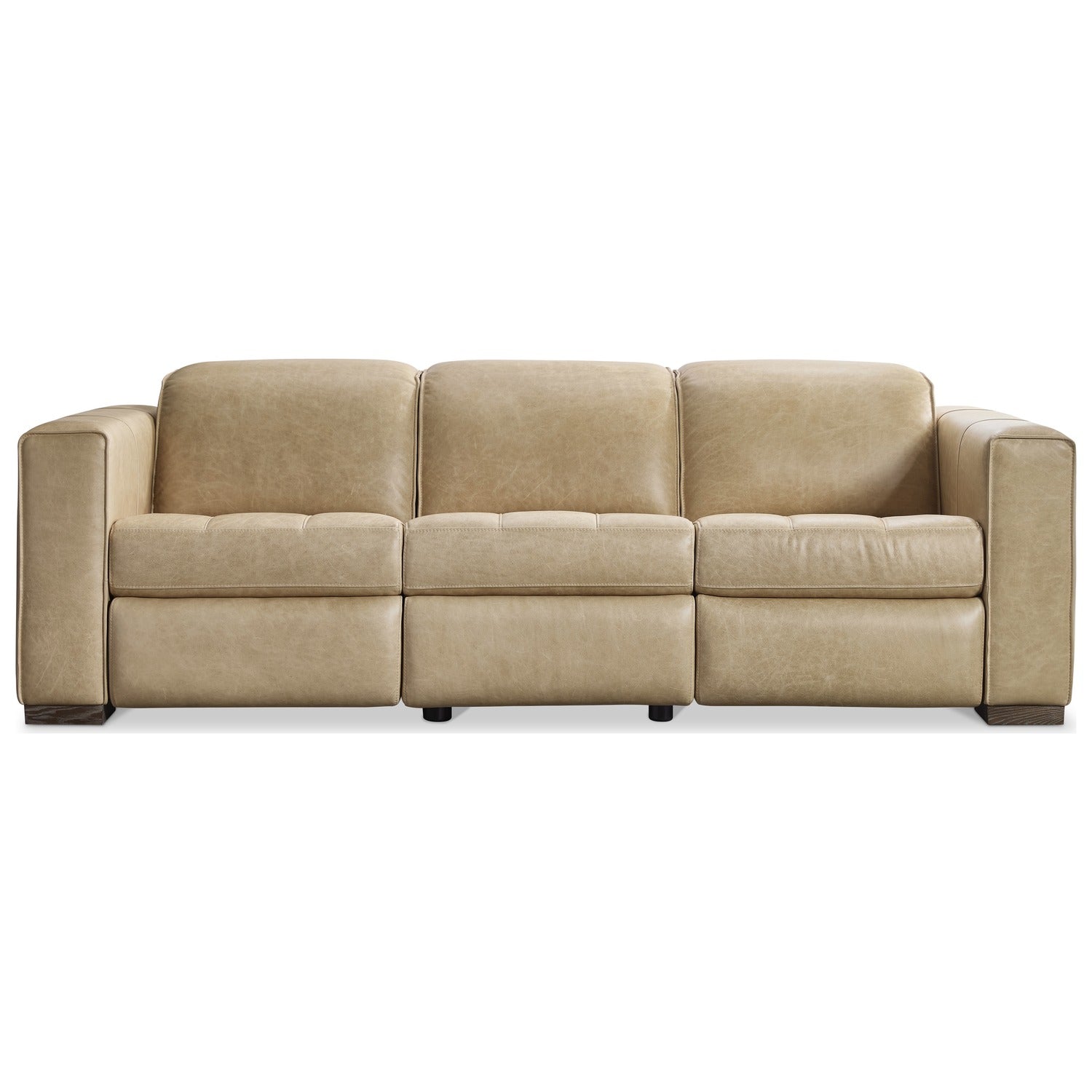 Bernhardt Motion Nest Leather Power Motion Sofa