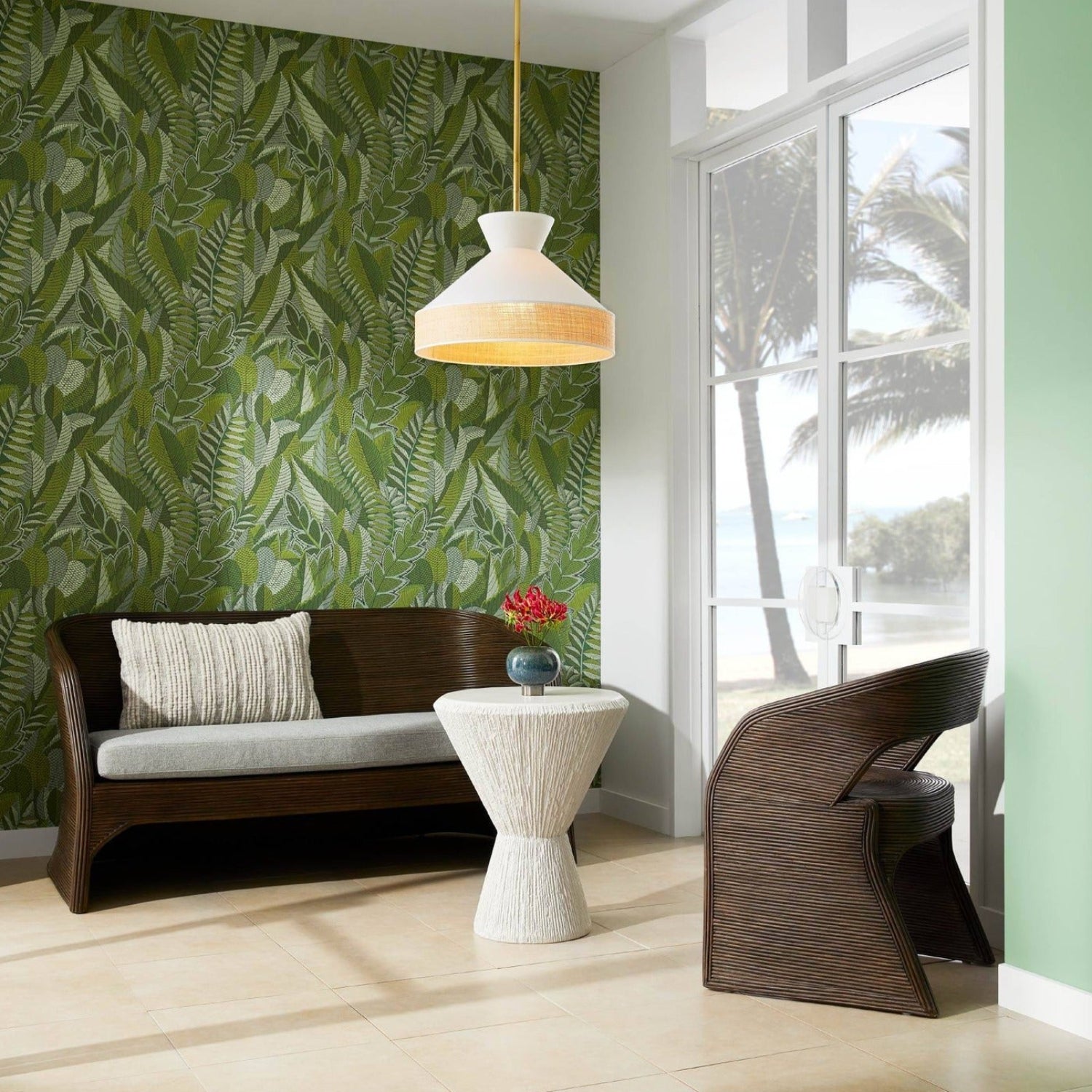 Arteriors Malena White Pendant