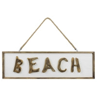 Beach Wall Sign