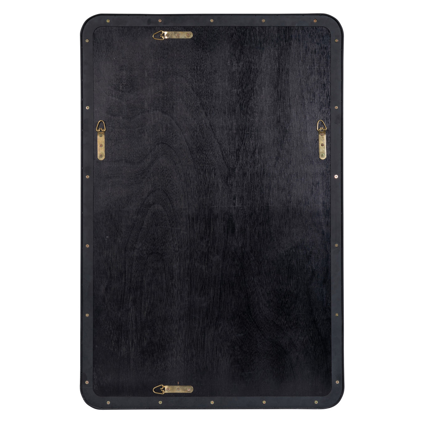 Franco Black Metal Wall Mirror