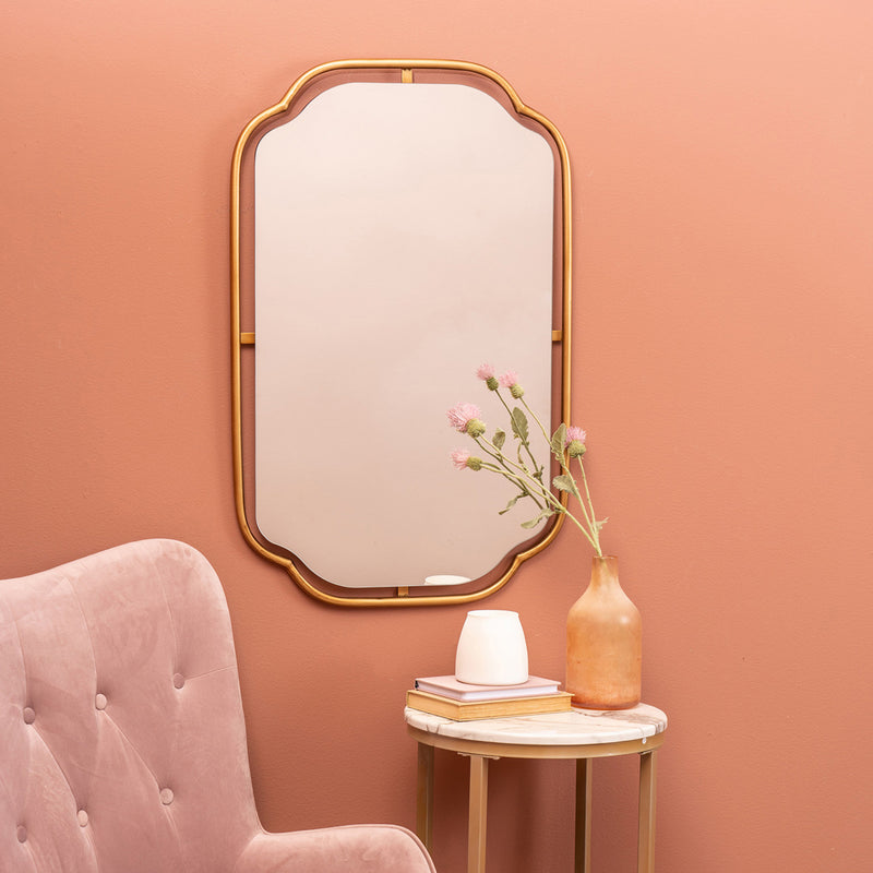 Sebastian Gold Wall Mirror