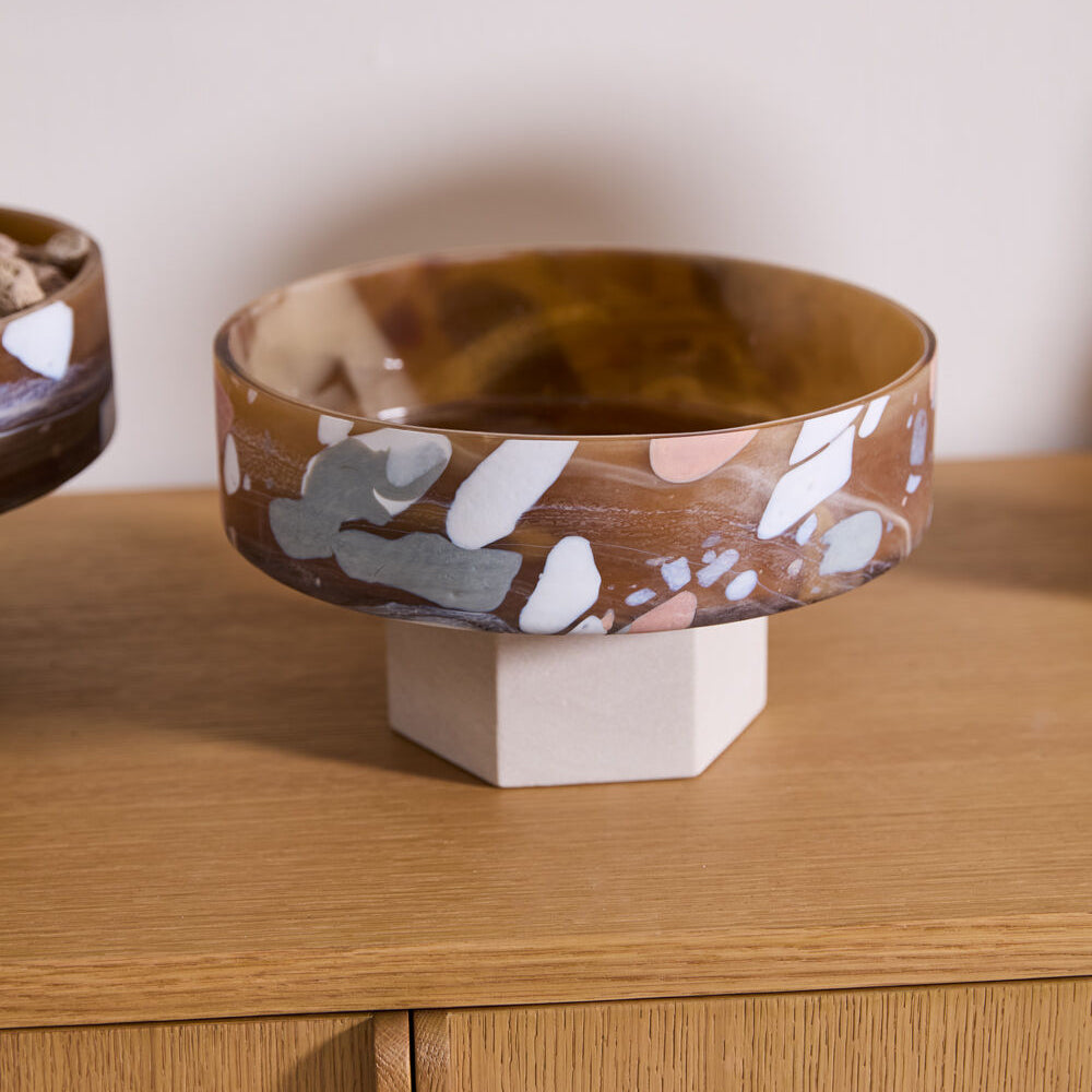 Palladin Footed Bowl for home and event decor