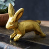 Mini Gold Bunny Sculpture Set of 4