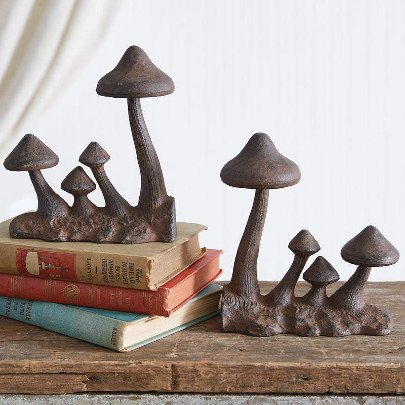 Mushroom Sprouts Bookend Set