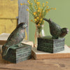 Perched Birds Bookend Set