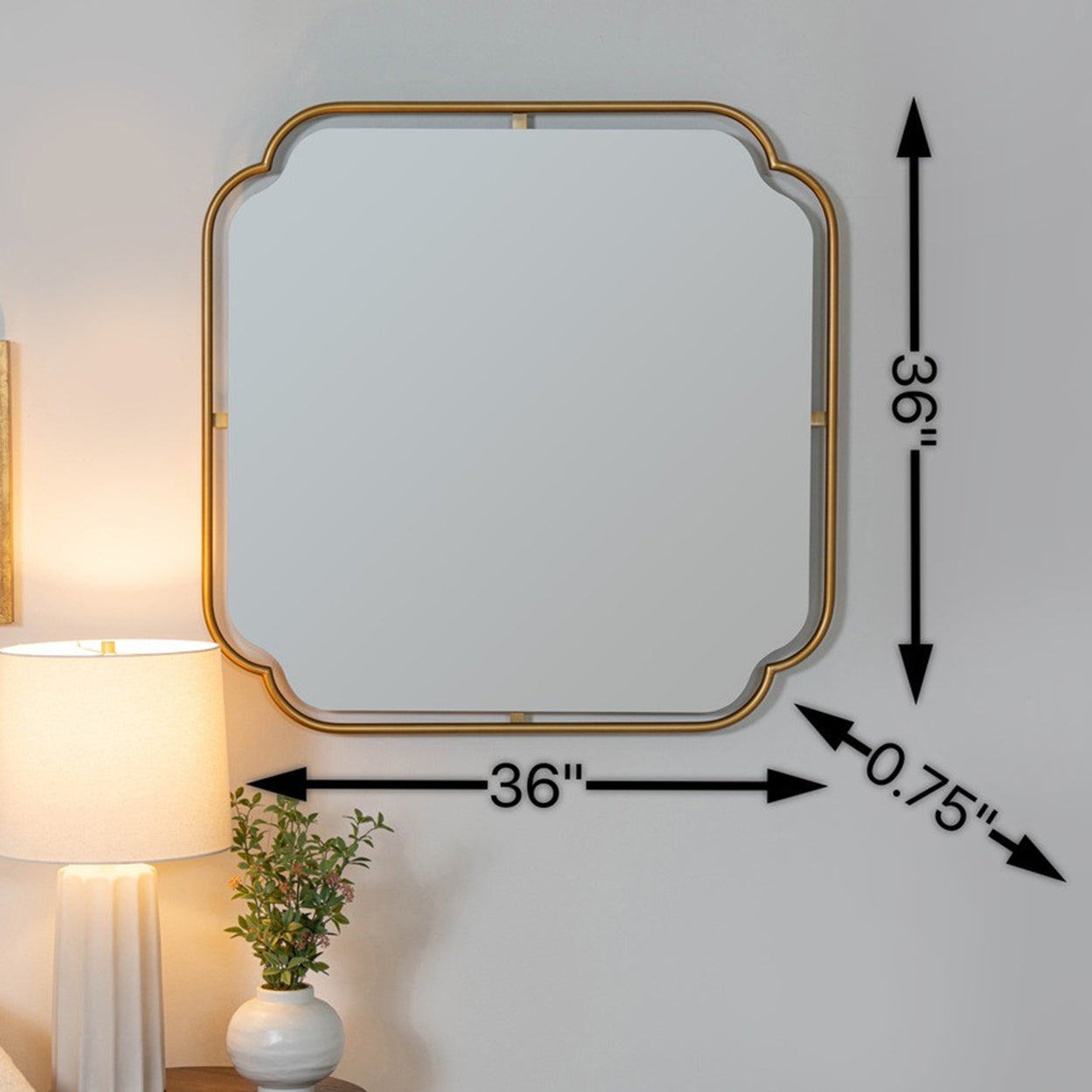 Sebastian Square Wall Mirror