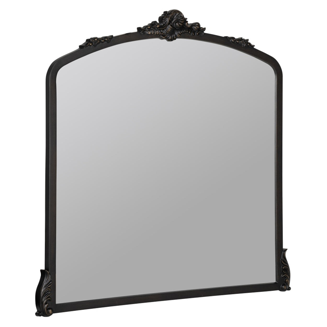 Adeline Ornate Bronze Mantel Mirror