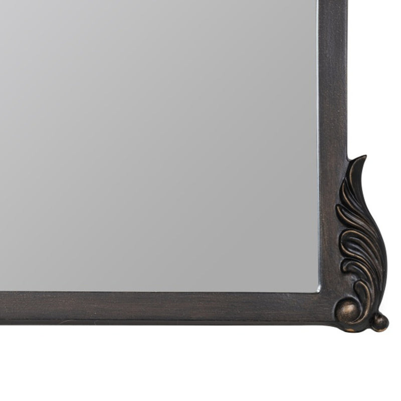 Adeline Ornate Bronze Mantel Mirror