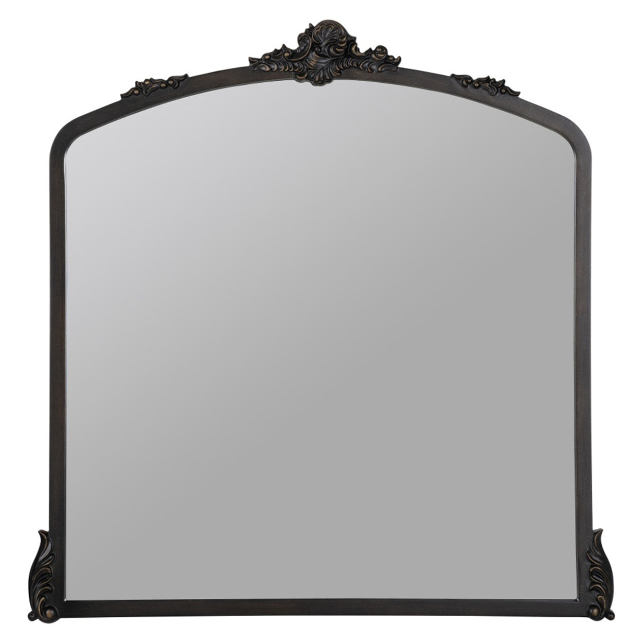 Adeline Ornate Bronze Mantel Mirror