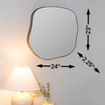 Andy Gold Wall Mirror