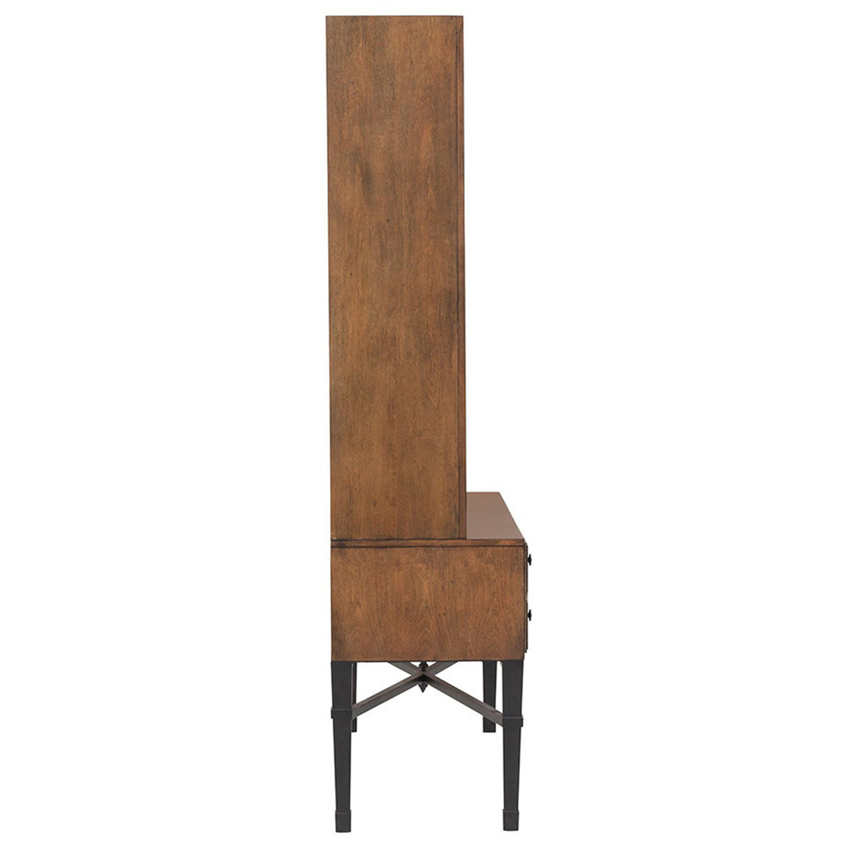 Fairfield Chair BD Collection For Fairfield Pamela Antique Pinewood Curio Cabinet