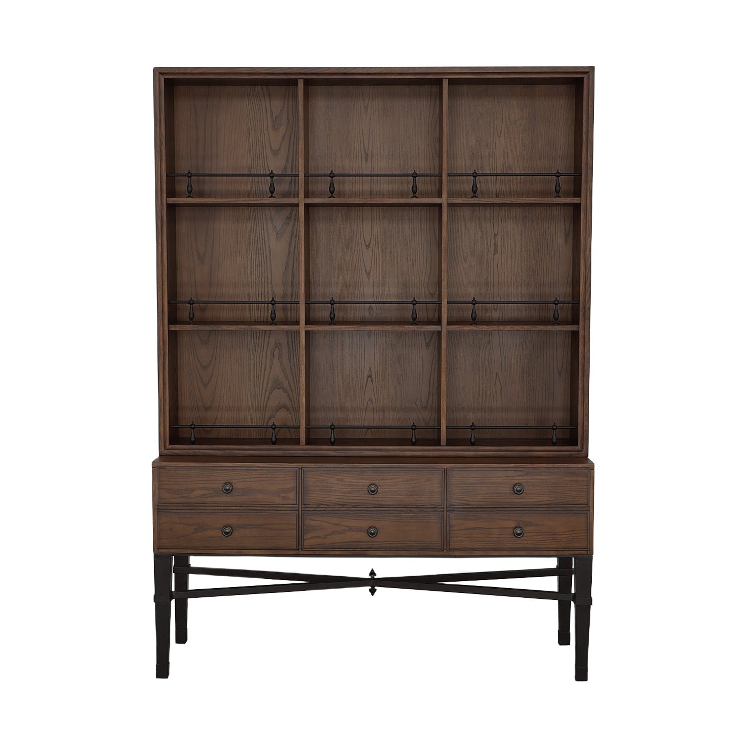 Fairfield Chair BD Collection For Fairfield Pamela English Honey Curio Cabinet