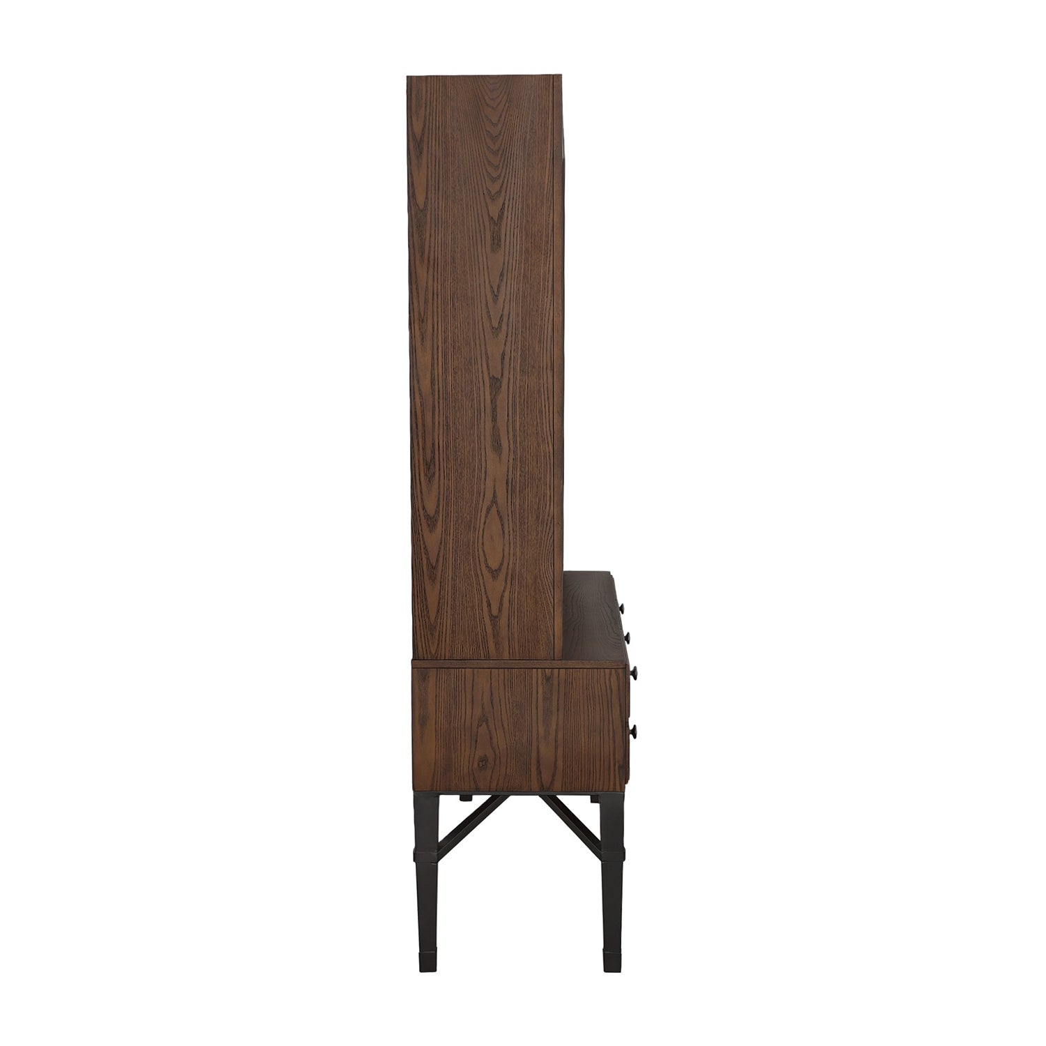 Fairfield Chair BD Collection For Fairfield Pamela English Honey Curio Cabinet