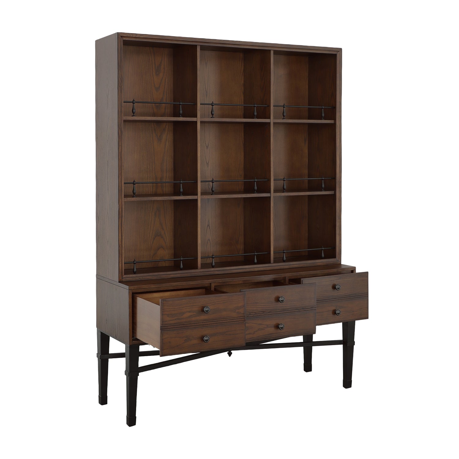Fairfield Chair BD Collection For Fairfield Pamela English Honey Curio Cabinet