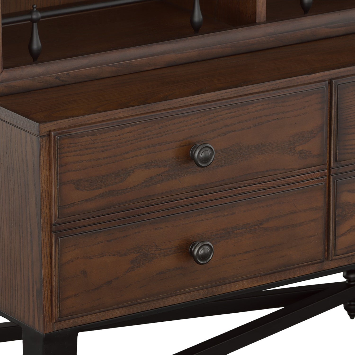 Fairfield Chair BD Collection For Fairfield Pamela English Honey Curio Cabinet