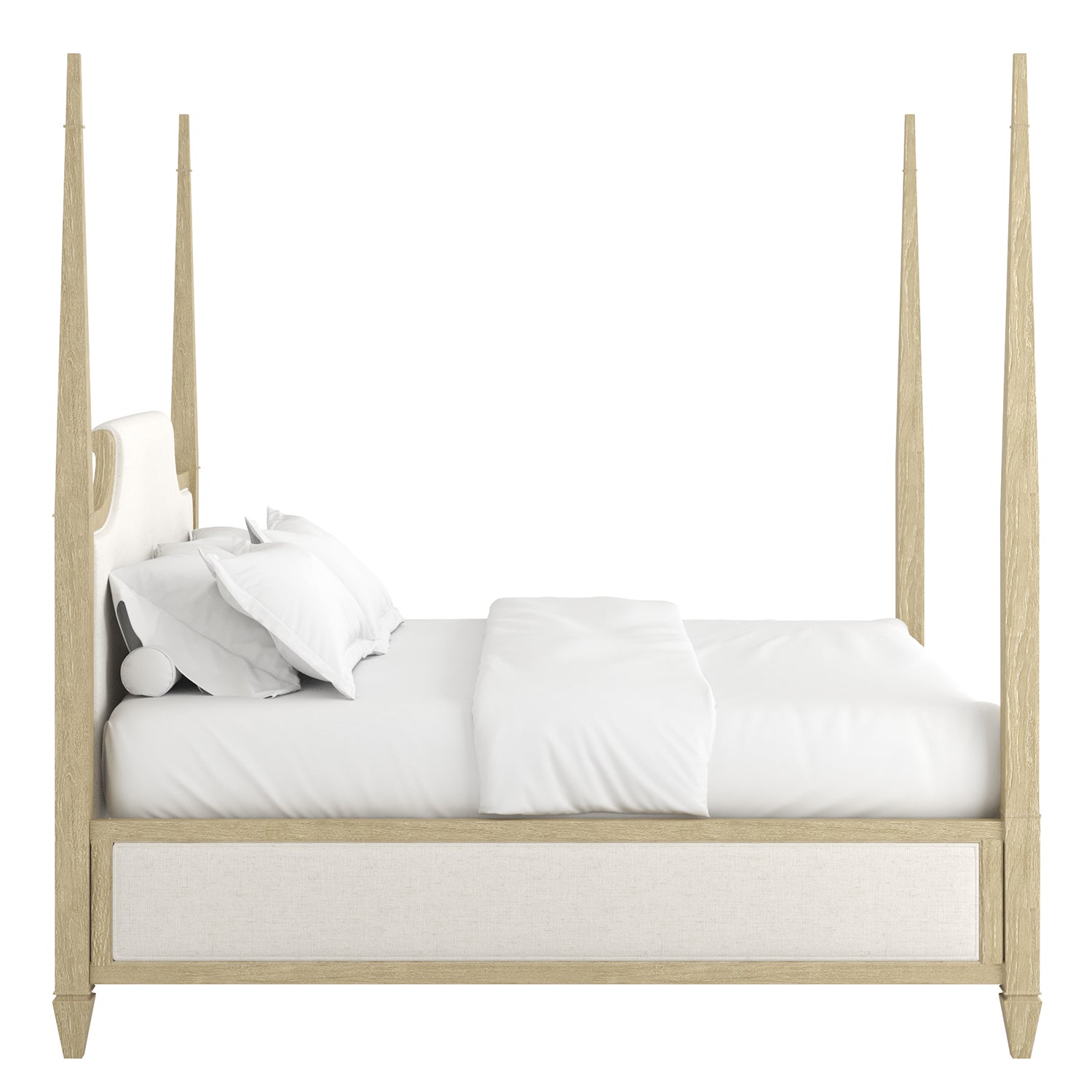 A.R.T. Furniture Eave Sundrenched Oak Upholstered Bed
