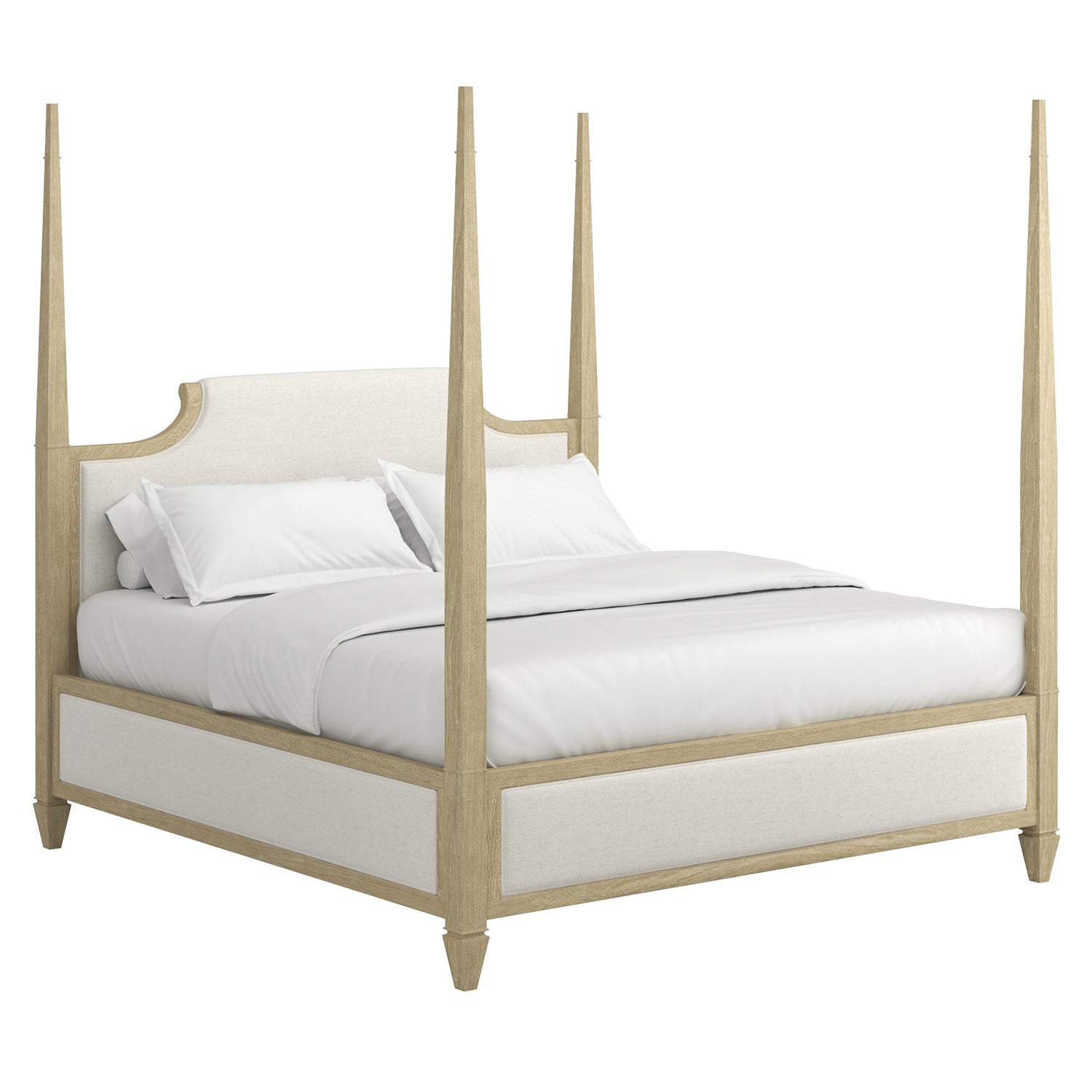 A.R.T. Furniture Eave Sundrenched Oak Upholstered Bed