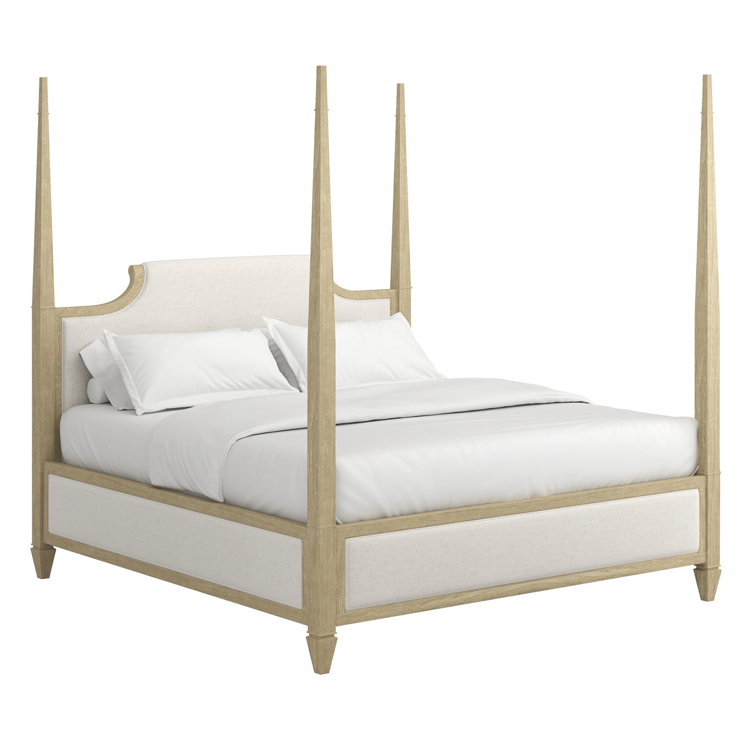 A.R.T. Furniture Eave Sundrenched Oak Upholstered Bed