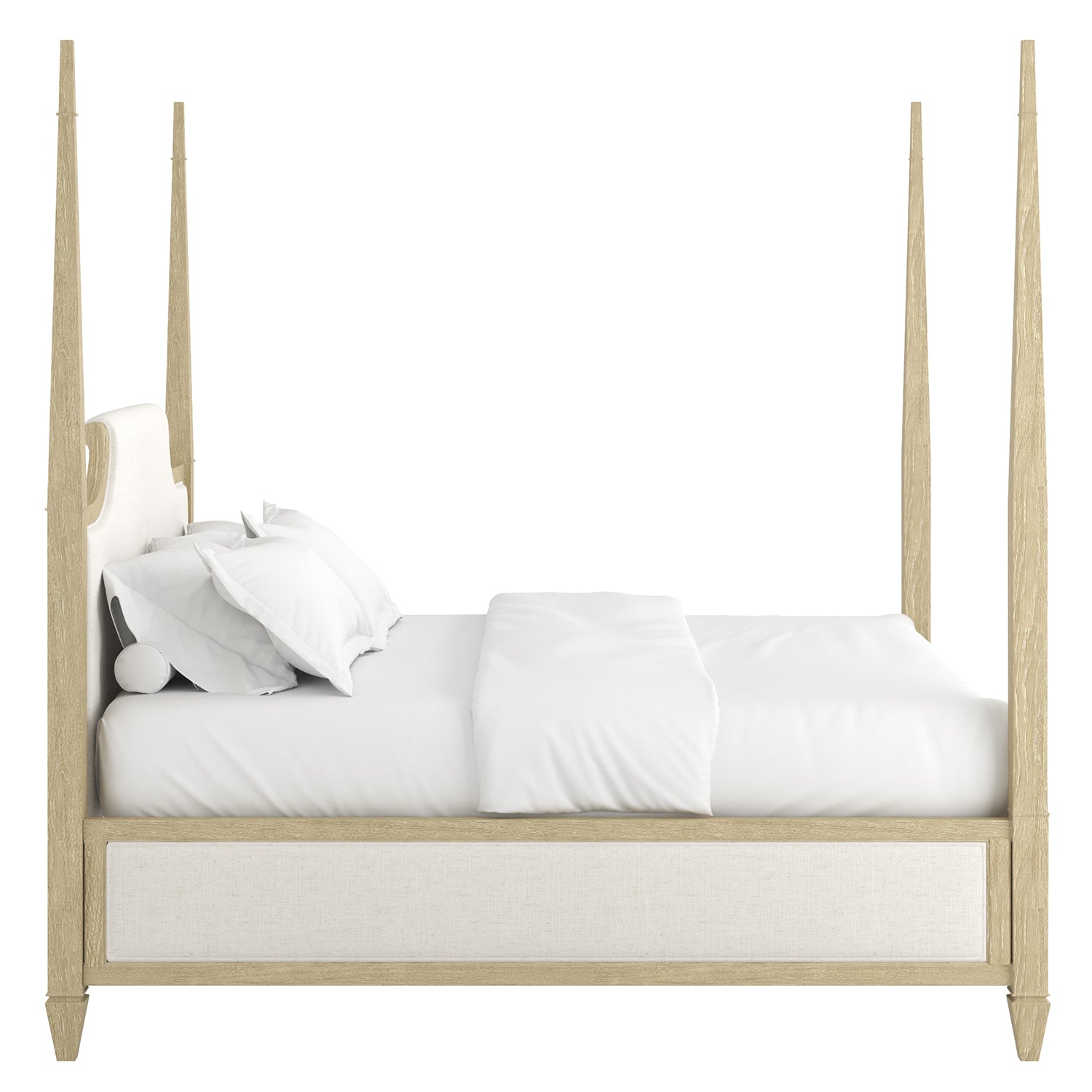 A.R.T. Furniture Eave Sundrenched Oak Upholstered Bed