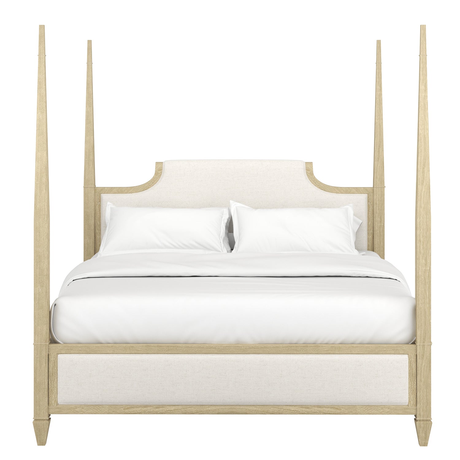 A.R.T. Furniture Eave Sundrenched Oak Upholstered Bed