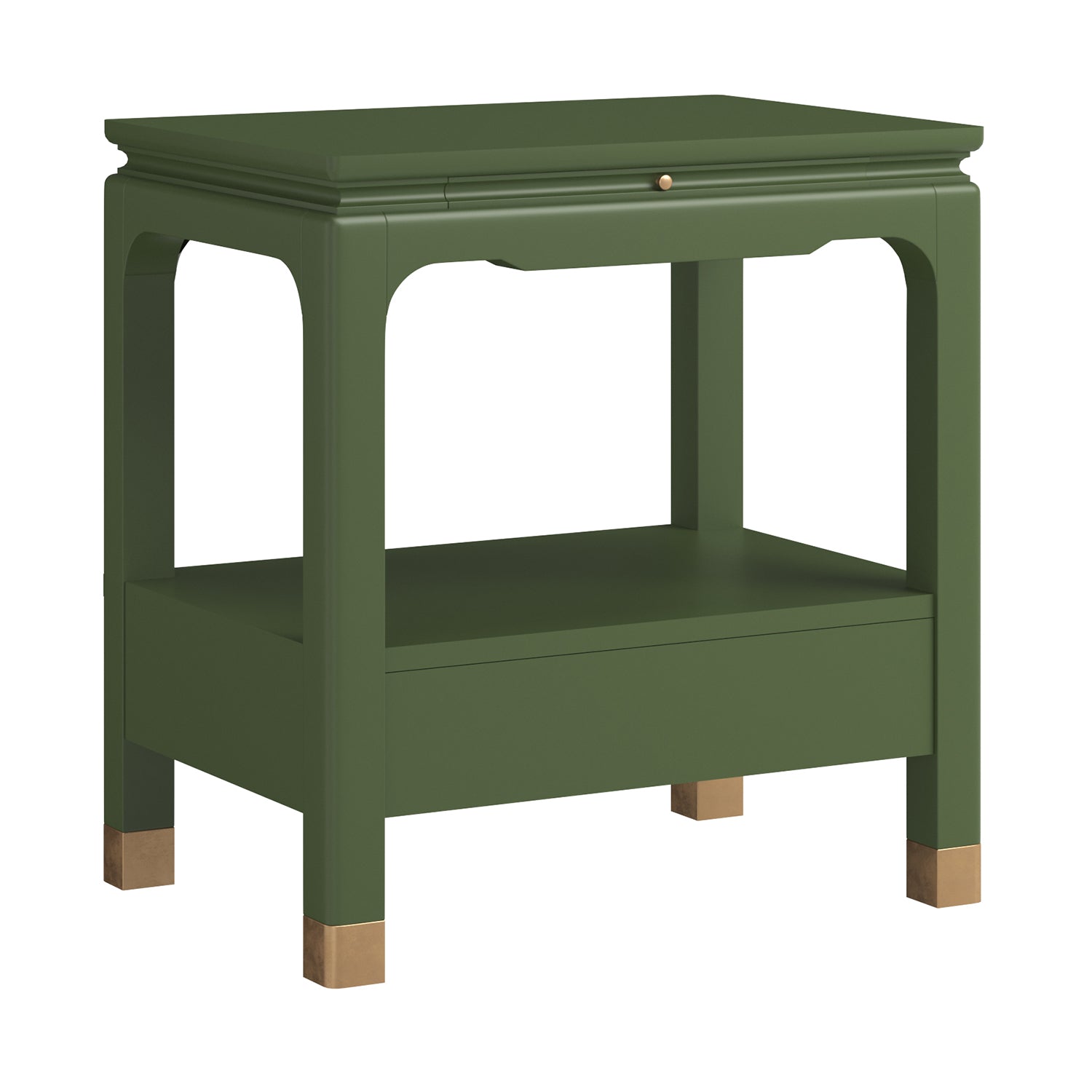 A.R.T. Furniture Eave Darkened Sage Bedside Table Set of 2