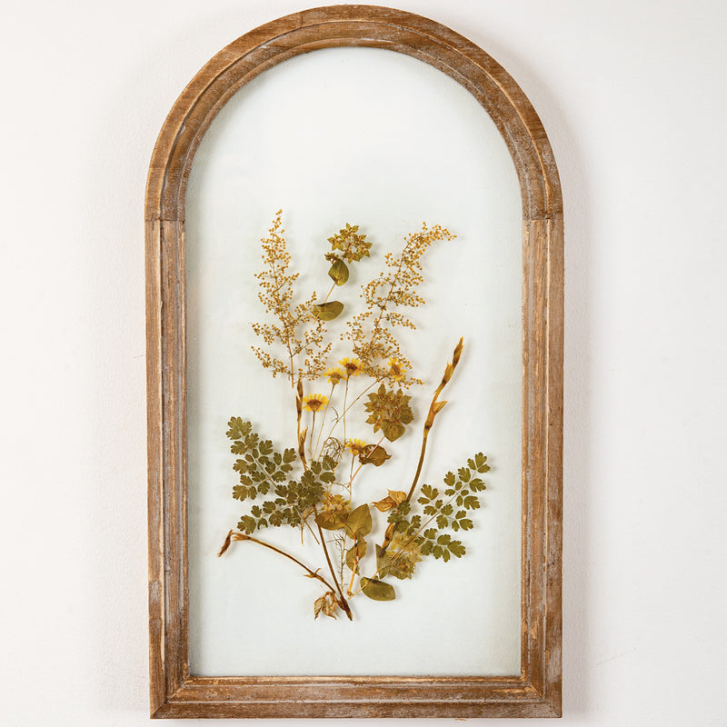 Brown Arched Botanical Wall Art