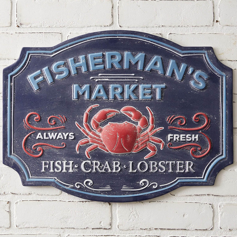 Fisherman's Market Wall Sign
