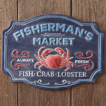 Fisherman's Market Wall Sign