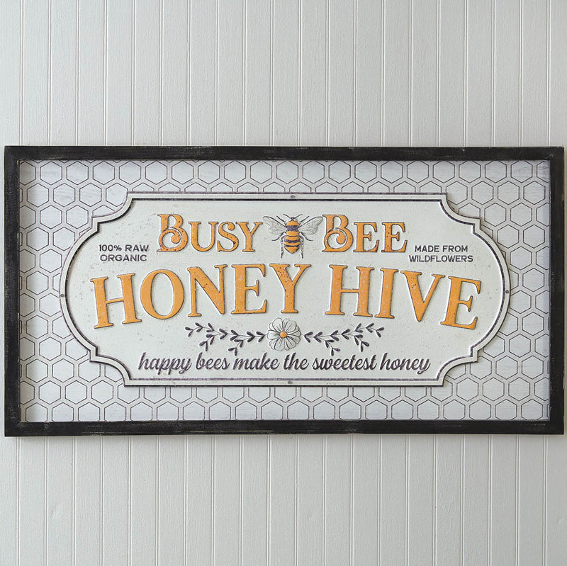 Busy Bee Honey Hive Wall Art