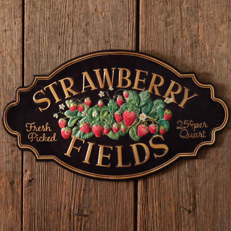 Strawberry Fields Metal Wall Art