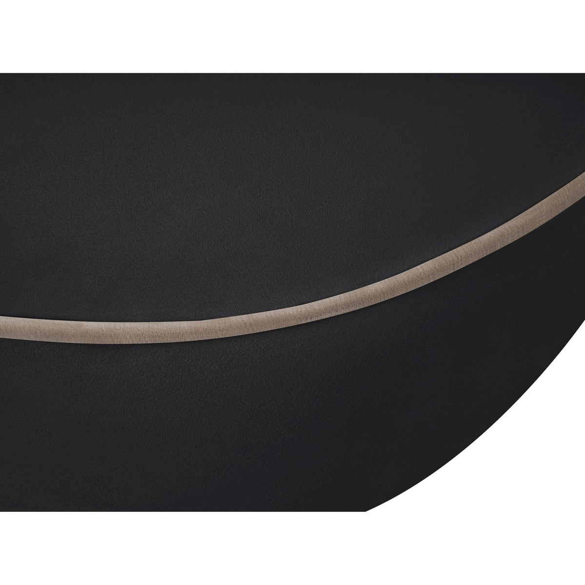 Swerve Black Velvet Upholstered Chair
