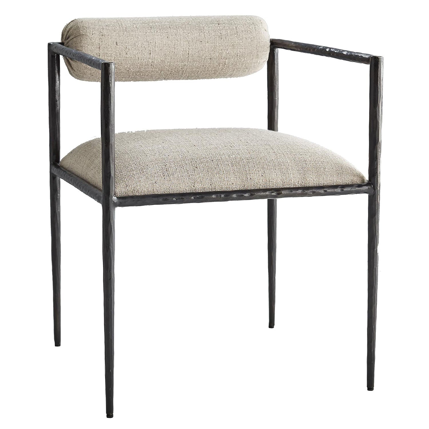 Arteriors Barbana Pewter Texture Chair