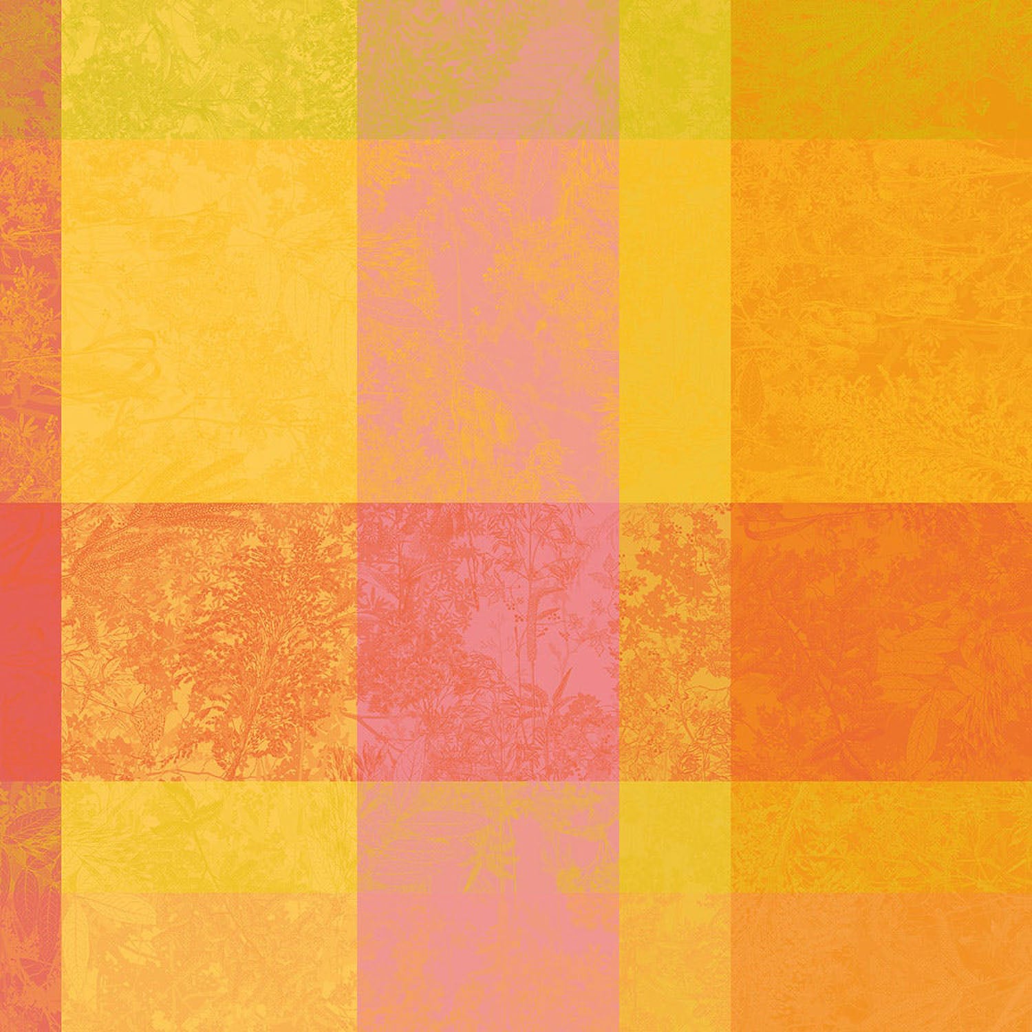 Garnier Thiebaut Mille Esprit Jardin Chatoyant Tablecloth