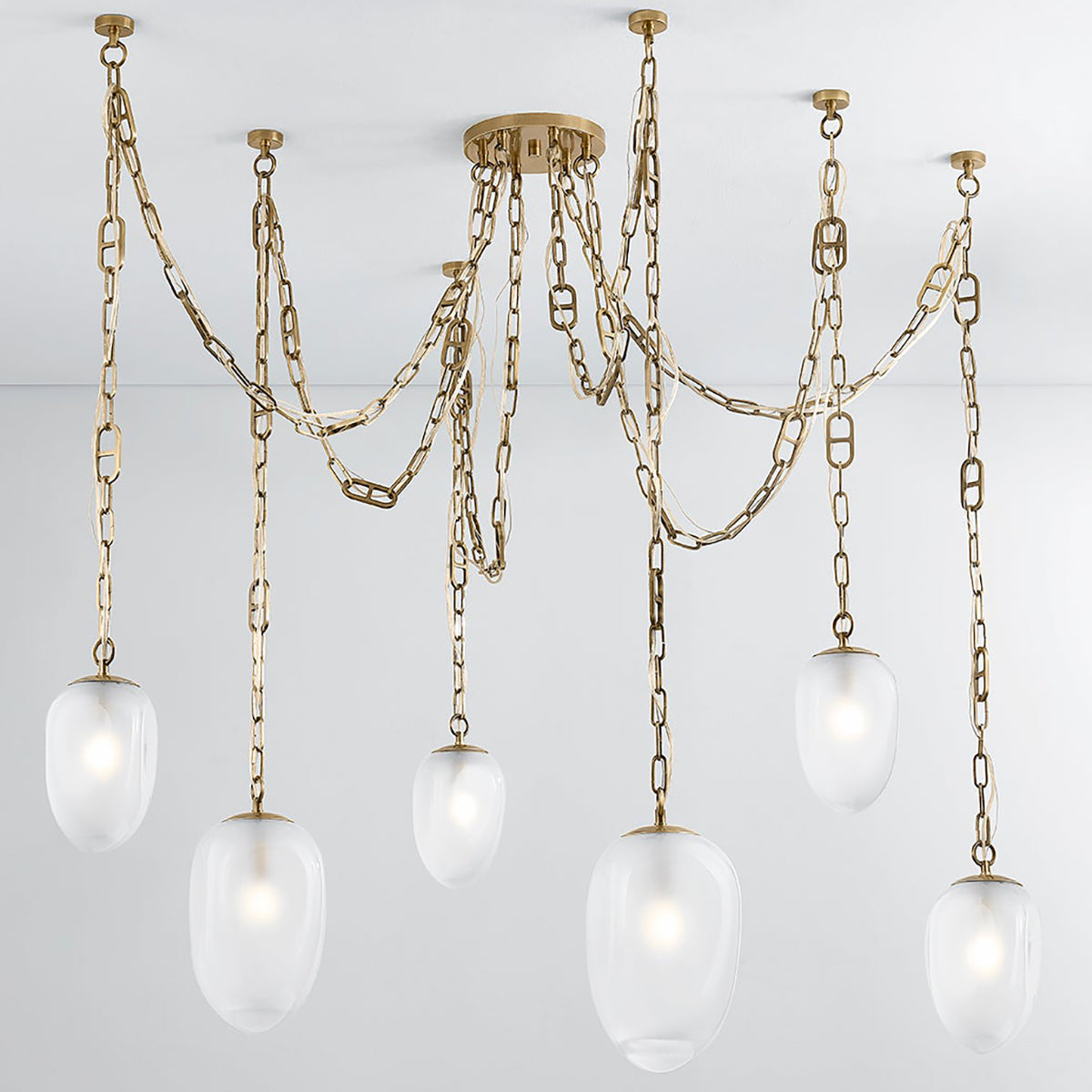 Noz Nozawa x Corbett Lighting Daith Chandelier