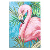 Jones Flamingo Hot Tropics II Canvas Framed Art