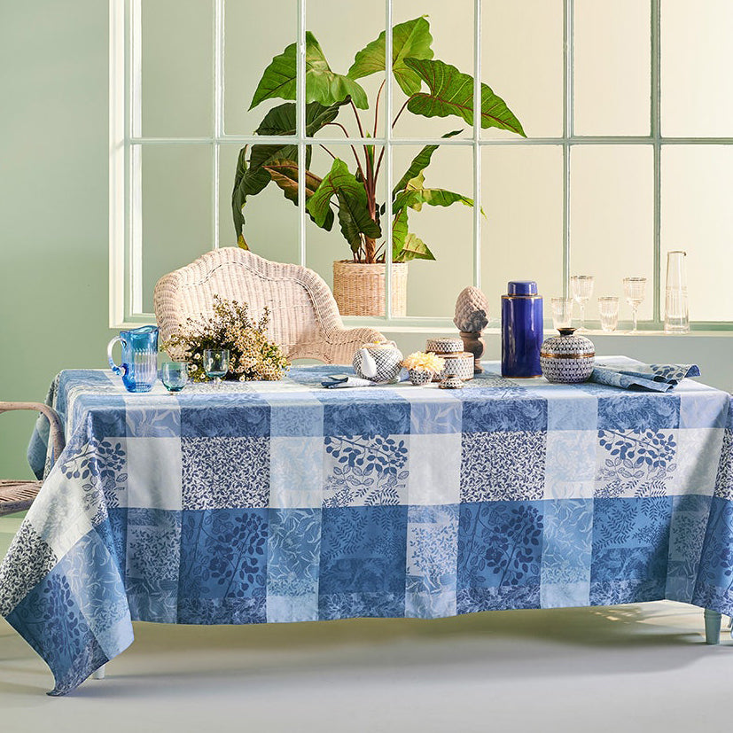 Garnier Thiebaut Mille Rameaux Jacquard Tablecloth - Thumbnail 3