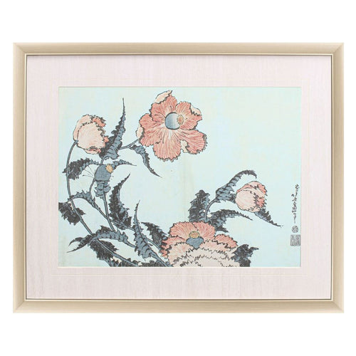 Hokusai Katsushika Floral I Framed Art