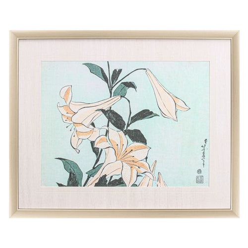 Hokusai Katsushika Floral II Framed Art
