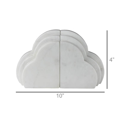 Cloud Bookend Set