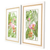 Allen Tropical Flamingo Framed Art Set of 2