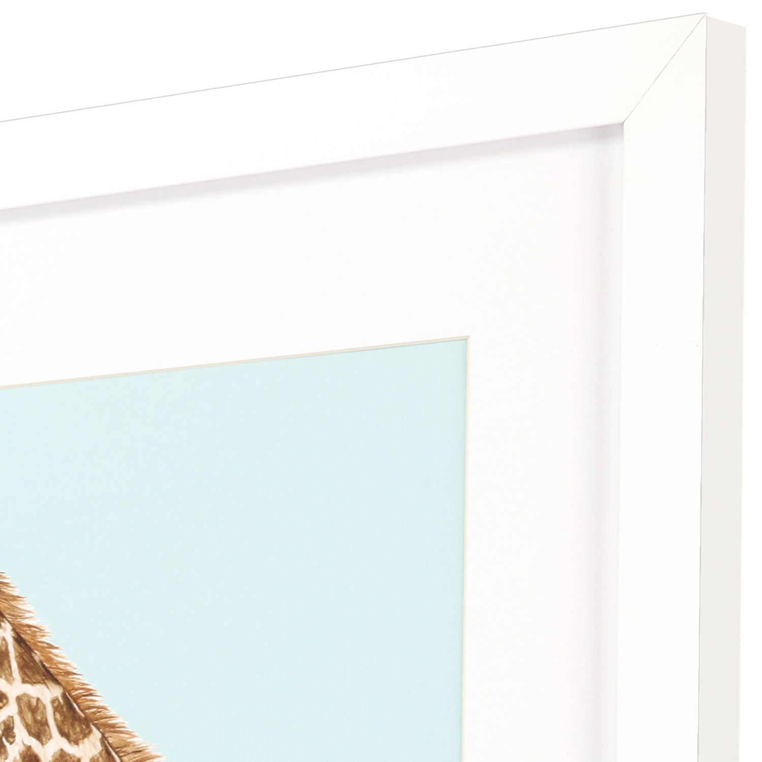 Gibb Giraffe Pop Framed Art