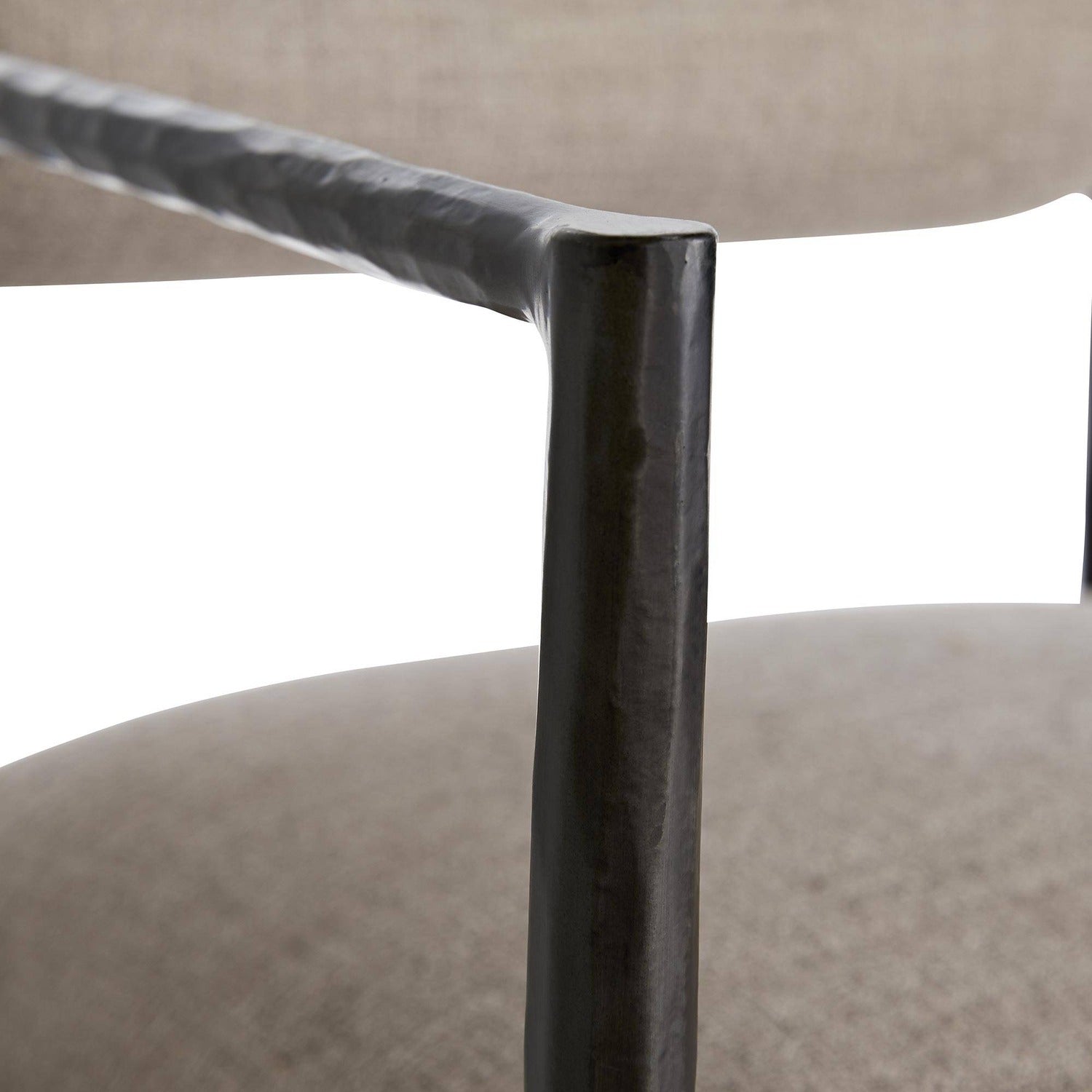 Arteriors Barbana Pewter Texture Bar Stool